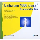 Calcium-dura Calcium 1000 dura Brausetabletten 100 St
