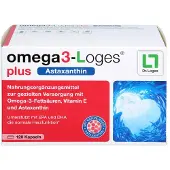 Dr. Loges + Co. GmbH omega3-Loges plus Astaxanthin Kapseln, 120 St. Kapseln
