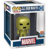 Funko POP! Marvel - Hall Of Armor Iron Man Model 1 Silver Golden Armor 1035 PX Previews Exclusive - Pop! Deluxe