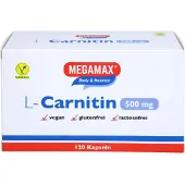 MEGAMAX Figur & Balance L-Carnitin 500 mg Kapseln, 120 St. Kapseln