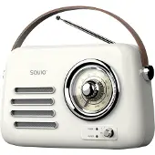Savio RS-02, Tragbar, Analog, FM, 87,5 - 108 MHz, 3 W, Weiß