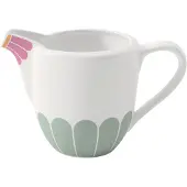 Villeroy & Boch Milchbehälter "Milchkännchen Fleur Couleur 210 ml bunt", bunt, B:7,8cm H:9,1cm T:13,6cm, Milchbehälter, Milchbehälter, Spülmaschinenfest, Mikrowellensicher