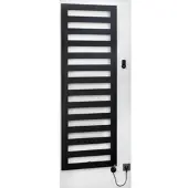 Bemm Design-Elektroheizkörper „Ceroc SL E“ 50 × 119 cm in Schwarz samtmatt