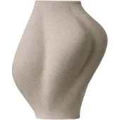 AYTM Vase Saltare, 35 cm, taupe, Keramik - , Saltare, Grau, Keramik