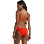Billabong Bade-Shirt "Good Vibes Reese", Damen, Gr. M, Cup B, rot (sunset rot), Obermaterial: 73% Microfaser, 21% Microfaser, 6% Elasthan;, Bikini-Oberteile Bade-Shirt