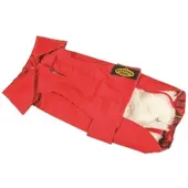 Fashion Dog Hundemantel mit Kunstpelz-Futter - Rot - 47 cm