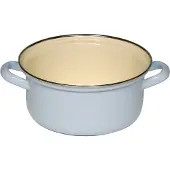 Riess Kasserolle mit Chromrand 18 cm 1,50 l 0279-006 blau