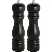 Ib Laursen Salz & Pfeffermühlen Set 2-teilig Schwarz Gewürzmühlen Holz
