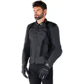 Alpinestars Missile V3 Airflow perforierte Motorrad Lederjacke, schwarz, 60