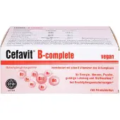 Cefak KG Cefavit B-complete Filmtabletten für Energie, Nerven, Psyche, geistige Leistung und Stoffwechsel, 240 St. Tabletten