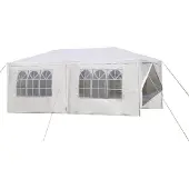 Kondela Gartenzelt Typ Tekno 2 300x600 cm - Weiß