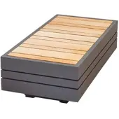 Zebra Cubo Neo Kaffeetisch, klein graphite