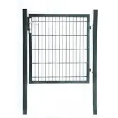 HOME DELUXE Gartentor PORTARIUS mit Doppelstabmatten, ca. 100 x 100 cm – Anthrazit