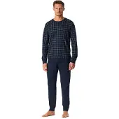 Schiesser Pyjama Fine Interlock in nachtblau | Gr.: 50