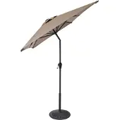 Primaster Sonnenschirm Florenz taupe 140 x 210 cm