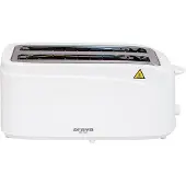 Orava HR-108 weiss / Toaster / 1200 W / 4 Schlitze / 6 Bräunungsgrade / Nachverkauf