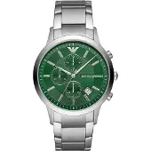 Giorgio Armani Nur Zeit Emporio Versilbert/Stahl Kollektion - mann