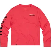 Mons Royale - T-shirt aus Merinowolle &ndash; Damen / Frau &ndash; Icon Merino T-Shirt W - Icon Merino LS W Watermelon für Damen aus Wolle - Größe S -