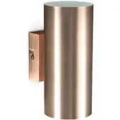 Ideal Lux Wandleuchte Moderna Look Metallo Rame 2 Luci 7W 3000K Luce Calda