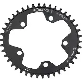Wolf Tooth PowerTrac Elliptical Gravel/CX/Road Kettenblatt, 110 BCD, 5-Loch, 38 Z., Drop-Stop B,
