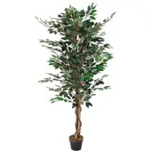 Lex künstliche Pflanze Ficus 1008 Blätter ca. 160 cm