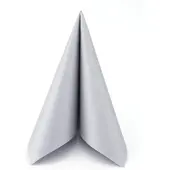 APARTina Airlaid Serviette Silber, 33 x 33 cm, 50 Stück -