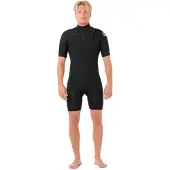 Rip Curl Dawn Patrol Spring 2/2 Mm Kurzarm-neoprenanzug Mit Reißverschluss Auf Der Brust