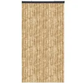 Arsvita Flauschvorhang Flauschgardine Vorhang 120 cm x 200 cm Unistreifen Beige