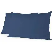 Lovely Home Blau Kissenbezüge (85 x 185 cm) - 2er Set