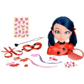 Miraculous Ladybug Roter Haarstylingkopf - Lizenz