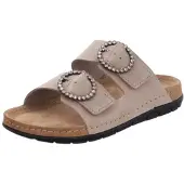 Rohde Slipper Rodigo 5892 Damen Stone-Schuhgröße 42
