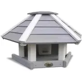 Habau Vogelhaus, BxHxT: 53 x 30 x 25 cm, Holz - grau