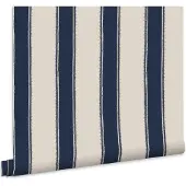 Laura Ashley Vliestapete "Denwick Streifen Midnight Seaspray" gestreift glatt 10mx52cm (ca. 5m2)