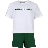 Lacoste - Damen Schlafanzug, kurz - Shorty, - Größe L - grün