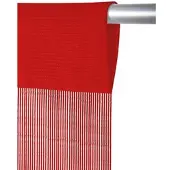 Arsvita Fadenvorhang Fadengardine Gardine Vorhang Prince 90 cm x 250 cm Rot