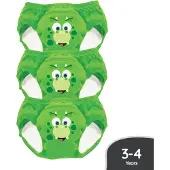 My Carry Potty Dinosaurier Töpfchen-Trainingshosen 3er-Pack, Grün, 3-4 Jahre