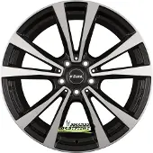 Rial M12X diamant-schwarz frontpoliert 9x20 ET20 - LK5/112 ML66.5 Felge Alu