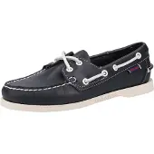 Sebago Docksides Segelschuhe Woman 7000530-908, Glattleder, Blau 36