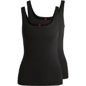HUGO underwear Tanktop "TWIN VEST" Packung, 2er-Pack, mit vertikalem Logoprint