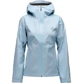 Black Diamond - Wasserdichte und atmungsaktive Jacke - W Fineline Stretch Shell Fog Blue für Damen - Größe M - Blau