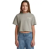 G-Star Girls Cropped Relaxed T-Shirt - Grau - mädchen - 16