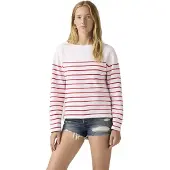 Levi's Levis Langarmshirt "MARIN STRIPE TOP" Saum mit kurzen Seitenschlitzen