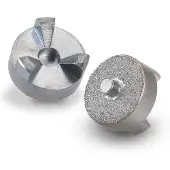 Park Tool 2197 Diamant Schleifmittel für Karbonbremsaufnahmen Silber