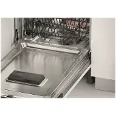 Whirlpool WSIC 3M27 C, Voll integriert, Single (45 cm breit), Silber, Tasten, 1,3 m, 1,55 m