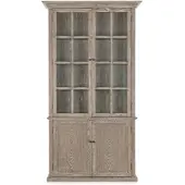 Bizzotto Vitrine Columbia aus Eschenholz, modernes Design, 4 Türen, natur, viel Stauraum für Dein Zuhause