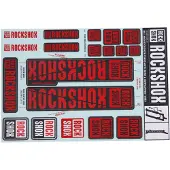 RockShox Aufkleberset Fahrradgabel bis 2018