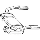 Bosal Endschalldämpfer 115-335