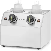 Hendi Elektrischer Flaschensoßenwärmer doppelt 2 Zonen 2x 650 ml 200 W
