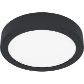 Eglo Fueva 5 Moderne Deckenleuchte in Schwarz Stahl Led Integriert 11W 3000K Ip20