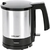 Cloer 4700, 1,5 l, 1800 W, Schwarz, Edelstahl, Drahtlos